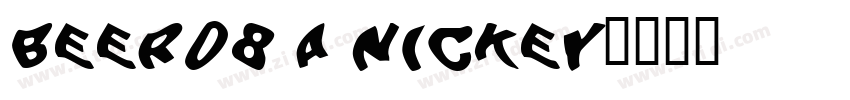 BEER08 A NICKEY字体转换